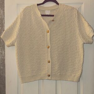 H&M Cream Knit Sweater
